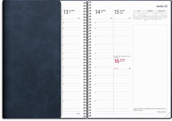  Kalender 2026 Business Twist blå