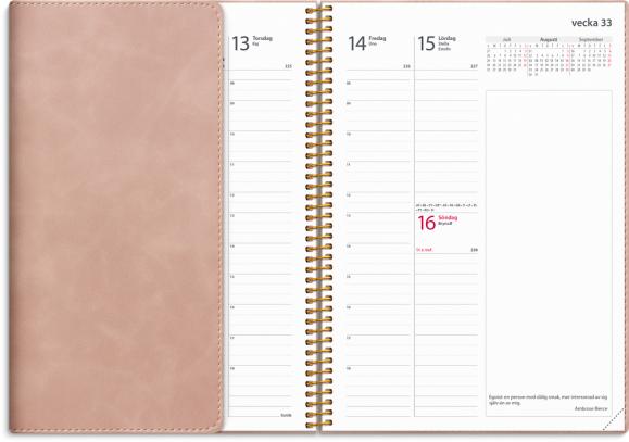  Kalender 2026 Business Twist rosa