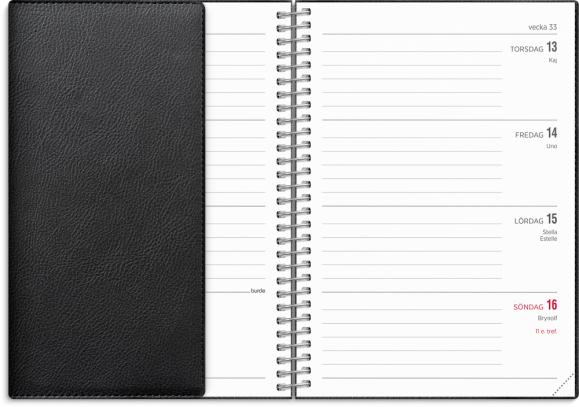  Kalender 2026 Senator A6 Twist svart