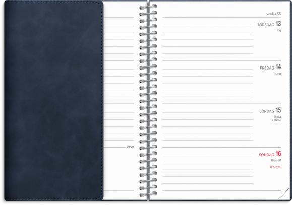  Kalender 2026 Senator A6 Twist blå