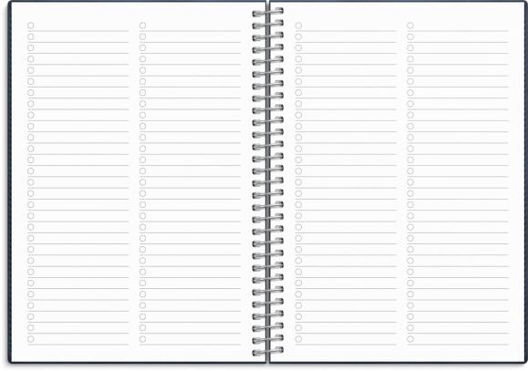 Kalender 2026 Senator A6 Twist blå