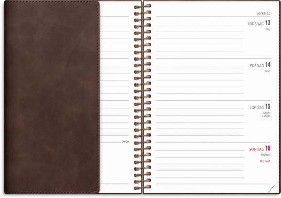  Kalender 2026 Senator A6 Twist brun