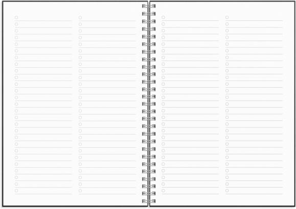  Kalender 2026 Senator A5 Textile svart