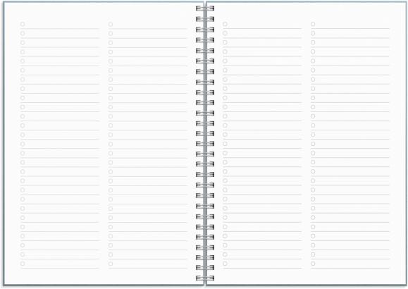  Kalender 2026 Senator A5 Textile blå