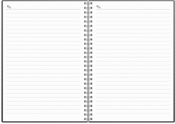  Kalender 2026 Business svart skinn