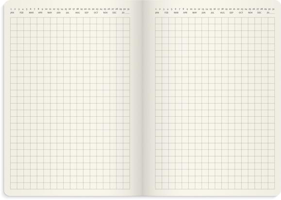  Kalender 2026 Liten Veckokalender Forma Deluxe brun
