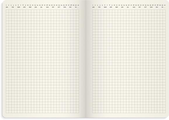  Kalender 2026 Stor Veckokalender Forma Deluxe svart