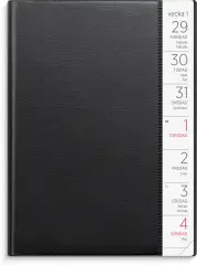  Kalender 2026 Liten Veckokalender svart plast