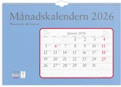  Väggkalender 2026 Månadskalendern