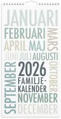  Familjekalender 2026 TrendArt