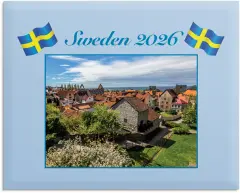  Väggkalender 2026 Sweden med kuvert