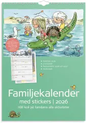 Familjekalender 2026 Stickers