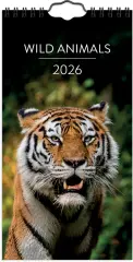  Väggkalender 2026 Wild animals