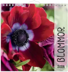  Väggkalender 2026 Blommor