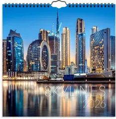  Väggkalender 2026 Skylines