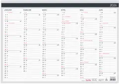  Väggkalender 2026 Väggblad Elegant 420x297mm