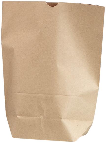  Kanisterpåse 185x260mm brun, 1kg