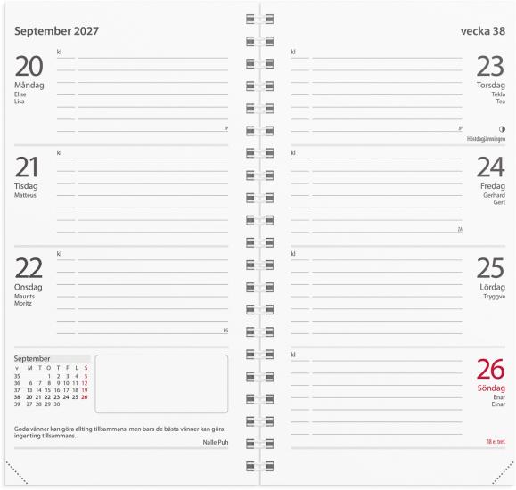  Kalender 2027 Master refill