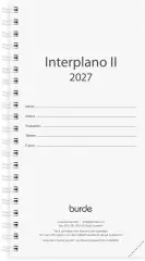  Kalender 2027 Interplano II refill