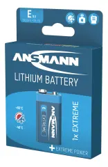  Batteri Ansmann Lithium 6LR61 9v