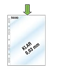  OH-Ficka MIA A4 0,03mm PVC klar