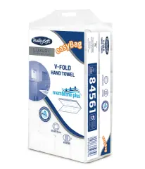  Handduk Bulkysoft membran plus easybag V-vikt, 3-lagers vit