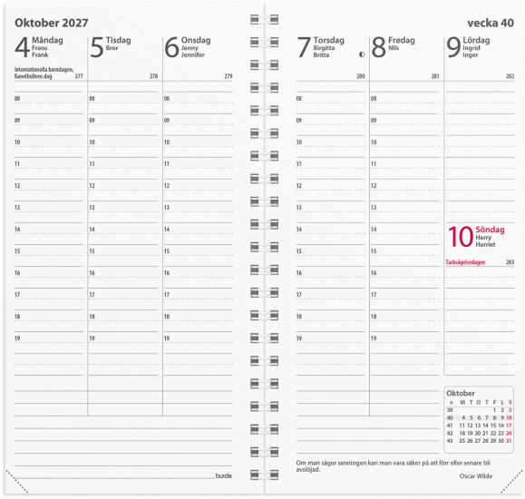  Kalender 2026 Planner kalendersats Interplano II
