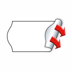  Prisetikett Meto 22x12mm vit