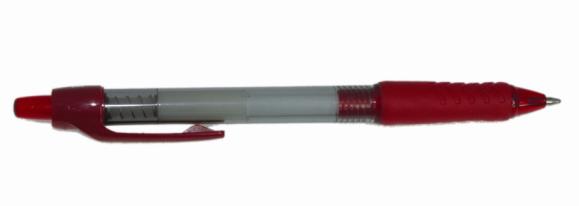  Kulspetspenna B3G gel bläck 0,7mm röd
