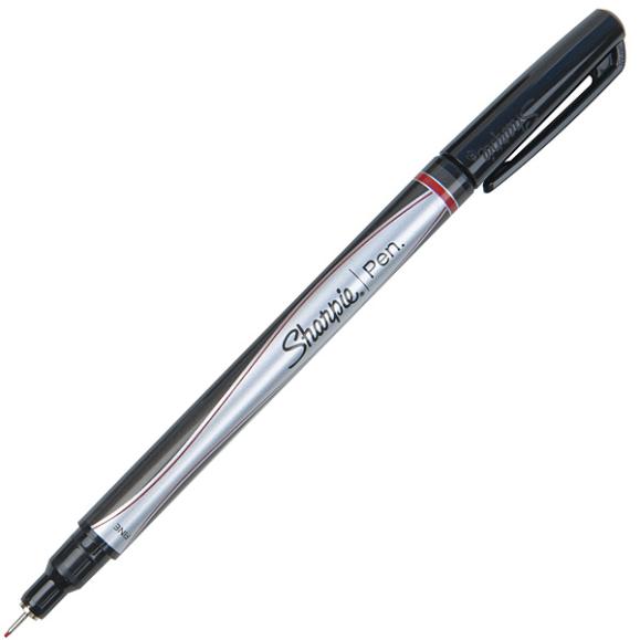  Fiberpenna Sharpie 0,2mm röd