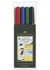  Multimarker Faber Castell permanent superfine 4-f&auml;rgsset