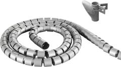  Kabelhölje Easycover 2,5 meter silverfärg