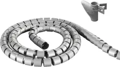  Kabelh&ouml;lje Easycover 2,5 meter silverf&auml;rg