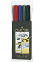  Multimarker Faber Castell permanent medium 4-f&auml;rgsset