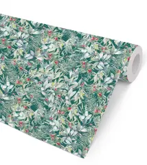 Julpapper Winter Green 57cm x 154m