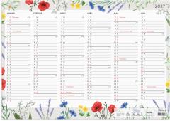  V&auml;ggblad 2027 Blomster