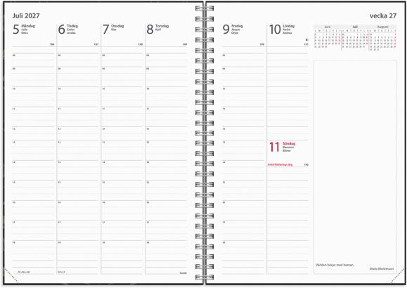  Kalender 2027 Business A5 Eco Line