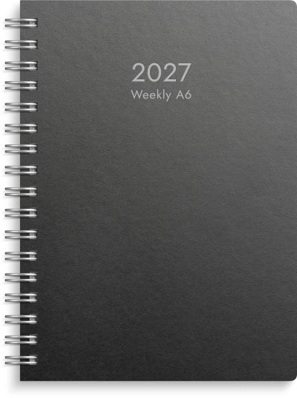  Kalender 2027 Weekly A6 Eco Line