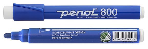  Whiteboardpenna Penol 800 fine 1,5mm blå