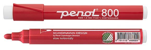  Whiteboardpenna Penol 800 fine 1,5mm röd
