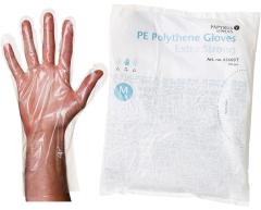  Engångshandske polyeten transparent stl small