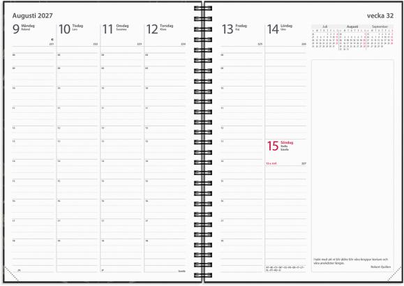  Kalender 2027 Business A5 Country