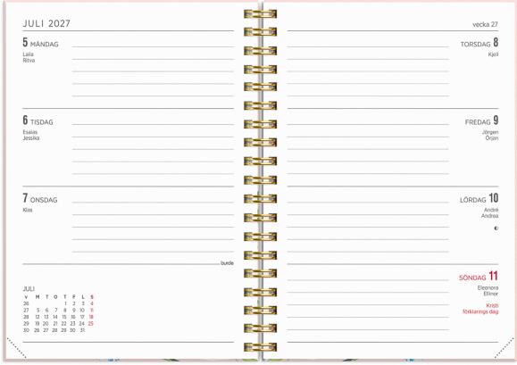  Kalender 2027 Senator A6 Story ängsblomma