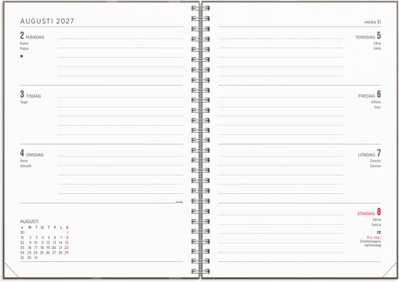  Kalender 2027 Senator A5 Story brun