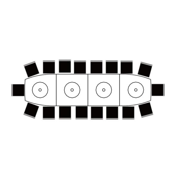  Konferensbord Viva 4800x1200mm