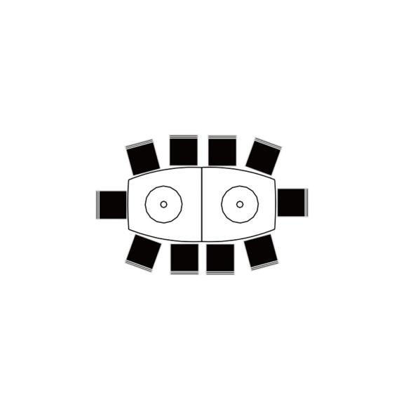  Konferensbord Viva 2400x1200mm