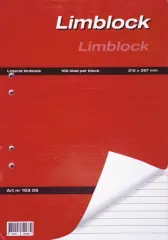 Limblock A4 vitt