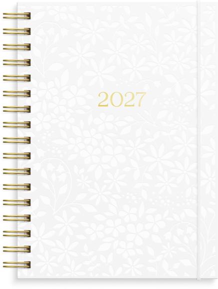  Kalender 2027 Weekly A6 White