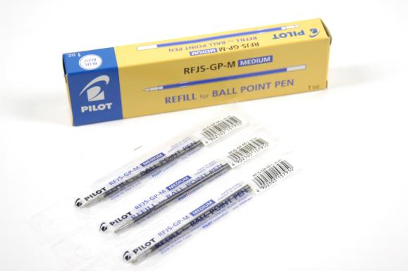  Refill Pilot Rexgrip, Super Grip, B2P, Feed GP, BPS-Matic, Véga, medium blå