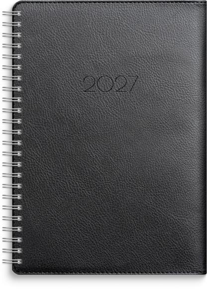  Kalender 2027 Senator A5 Twist svart